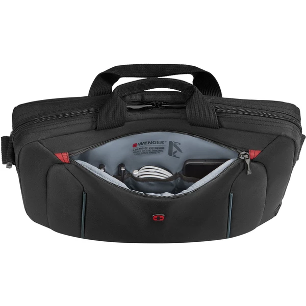 WENGER BQ 16" Slim Case taška na notebook čierna - Batohy - Obrázok X4P2000N01