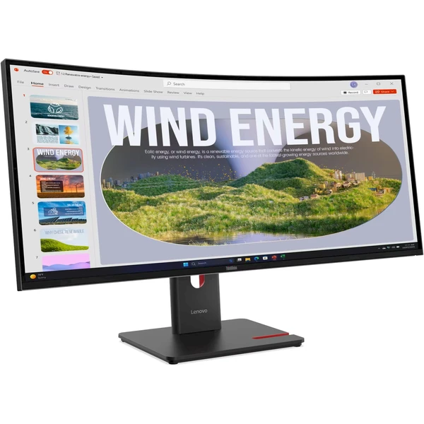 Lenovo ThinkVision T34WD-40 monitor 34" - Monitory - Obrázok X4YG000N01