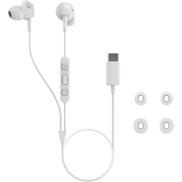 Philips TAE5008 drôtové slúchadlá do uší USB-C biela - Slúchadlá - Obrázok X55D000O01