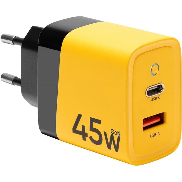 Tactical Microgrid GaN 45W nabíjačka žltá - Nabíjačky - Hlavný obrázok