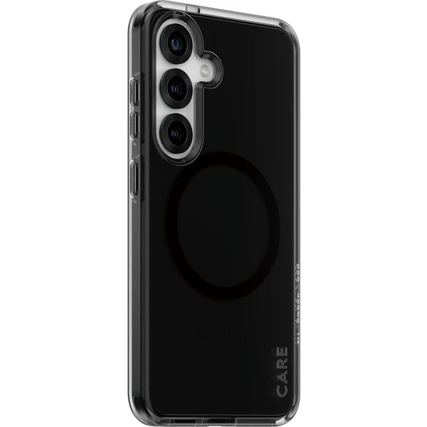 PanzerGlass® CARE kryt Samsung Galaxy S25 Smokey dymový/čierny QI - Puzdra - Hlavný obrázok
