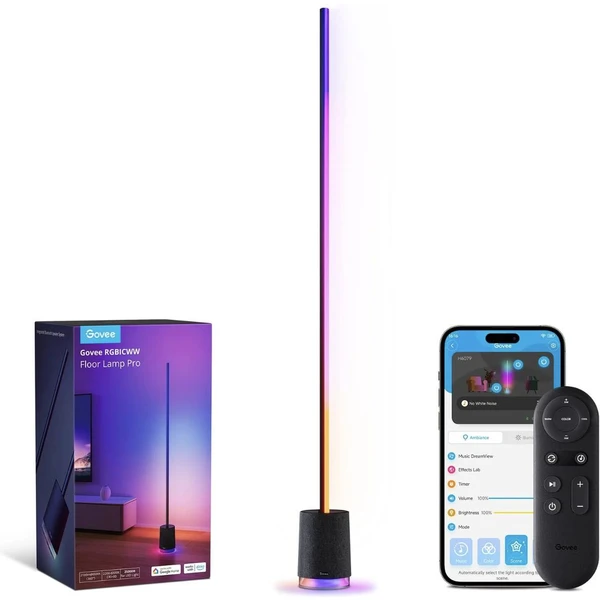 Govee Lyra RGBICWW Pre LED lampa s reproduktorom čierna - Inteligentné osvetlenie - Hlavný obrázok