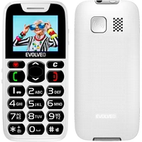 EVOLVEO EasyPhone mobilný telefón pre seniorov s nabíjacím stojanom biely - Mobilné telefóny