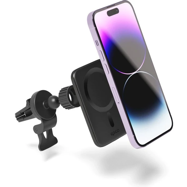 Epico Ultrathin bezdrôtová nabíjačka do auta s MagSafe čierna - Držiaky - Obrázok X6F4000701