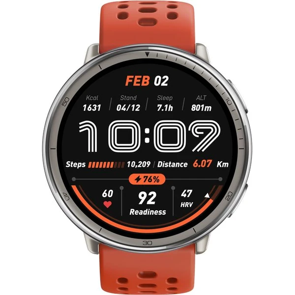 Amazfit Active 2 NFC kožené múdre hodinky čierne - Inteligentné hodinky - Obrázok X6IC000O01