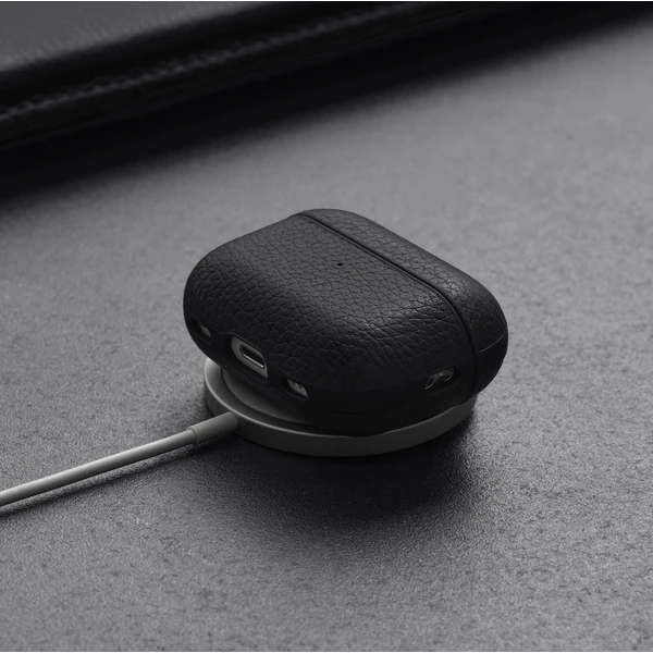 Woolnut kožené puzdro na AirPods Pro 2. generácia čierne - Puzdra - Obrázok X6KR100501