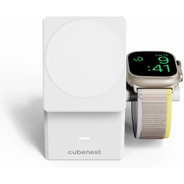 Cubenest 3in1 Magnetic Wireless charger E311 White - Nabíjačky - Obrázok X6S8000J01