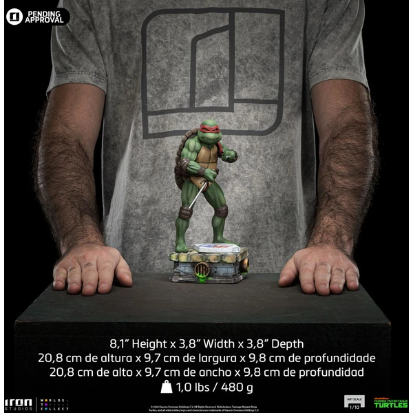 Soška Iron Studios Art Scale 1/10 TMNT Movie - Raphael - Sochy a sošky - Obrázok X6YA000L01