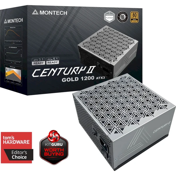 Montech CENTURY II 1200W - Zdroje - Obrázok X6YL000K01