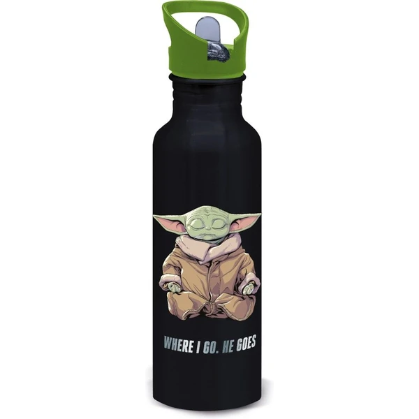 Fľaša hliníková Mandalorian - Grogu 815 ml - Fľaše - Hlavný obrázok