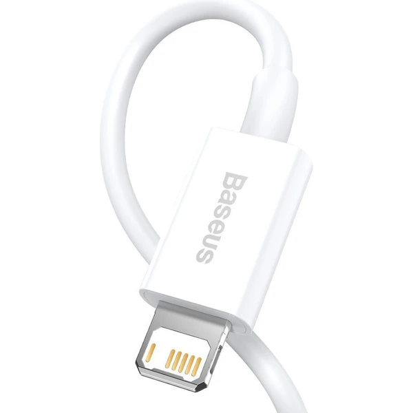 Baseus Superior USB-A/Lightning napájací kábel 1m biely - Káble a redukcie - Obrázok X76E300401
