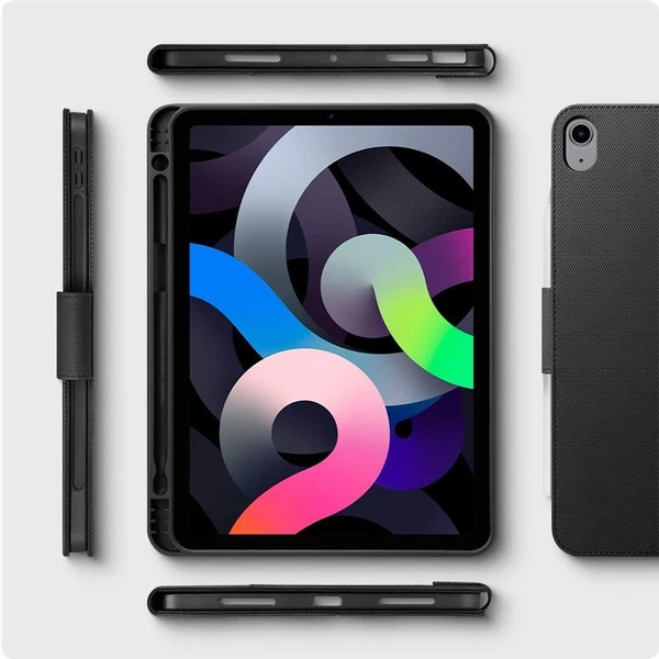Spigen Liquid Air Folio puzdro Apple iPad Air 10,9 (20/22), 11" (24/25/26) čierne - Puzdra - Obrázok X7E2F00101