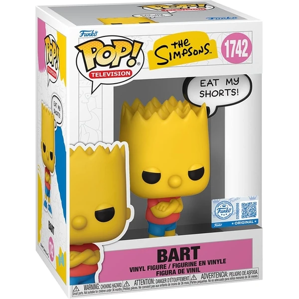 Funko POP! #1742 TV: Simpsons - Bart - Funko POP! - Obrázok X7EH000K01