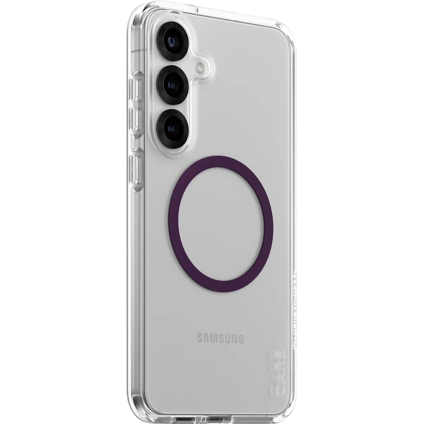 PanzerGlass® CARE kryt Samsung Galaxy S25+ Urban Combat číry/fialový QI (Plum Purple) - Puzdra - Hlavný obrázok