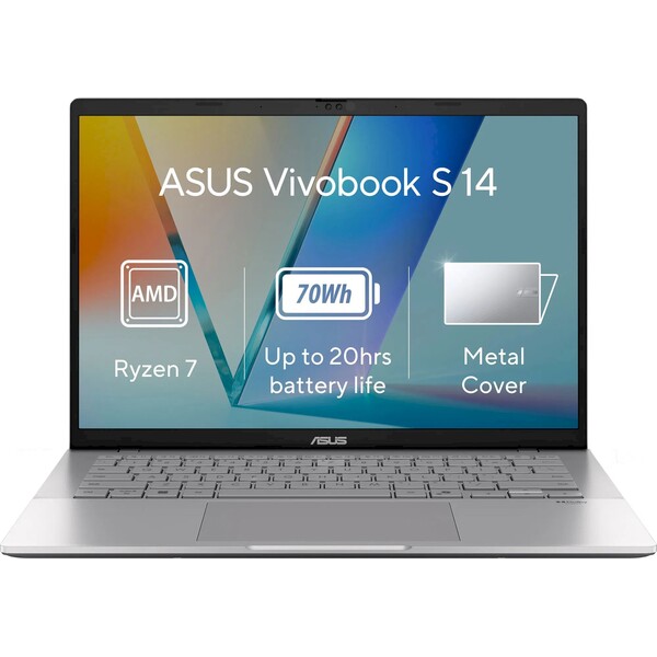 ASUS VivoBook S14 (M3407HA-LY014W) strieborný - záruka na 3 roky po registrácii