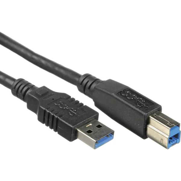 PremiumCord USB-A/USB-B prepojovací kábel 2m čierny - Káble a redukcie - Hlavný obrázok