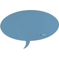 Rocada Skin Shape Talk 6440-5024 magnetická tabuľa pastelová modrá RAL 5024 - Magnetické tabule