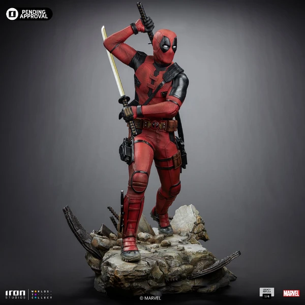 Socha Iron Studios Legacy Replica 1/4 Deadpool & Wolverine - Deadpool - Sochy a sošky - Obrázok X8M7000J01