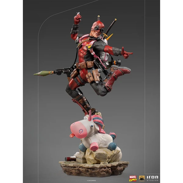 Soška Iron Studios - Deadpool Deluxe BDS Art Scale 1/10 - Marvel Comics - Sochy a sošky - Obrázok X8PJ100201