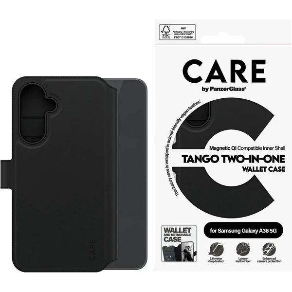 PanzerGlass® CARE púzdro Samsung Galaxy A36 Tango 2v1 Wallet - Puzdra - Obrázok X8UC000K01