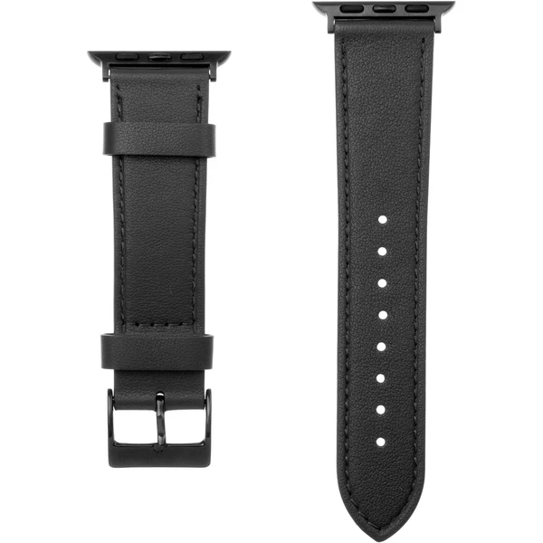 FIXED Leather Strap kožený remienok pre Apple Watch 38/40/41 mm čierny - Remienky - Obrázok X95E300401