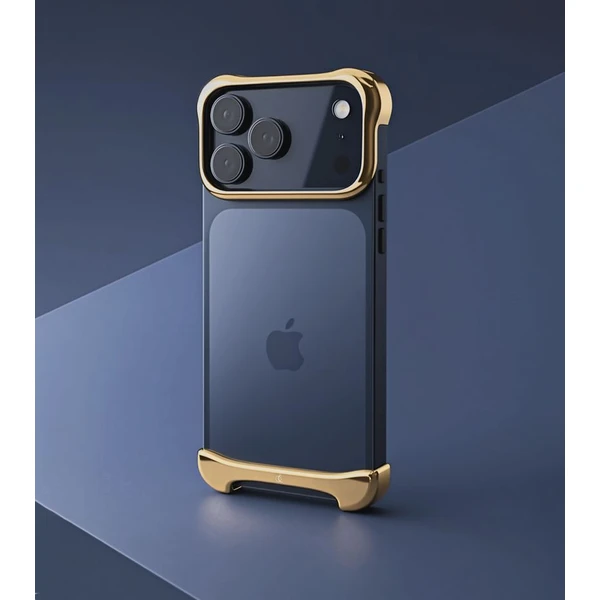 Arc Pulse hliníkový ochranný rám iPhone 17 Pro zlatý - Puzdra - Obrázok X9DJ000K01