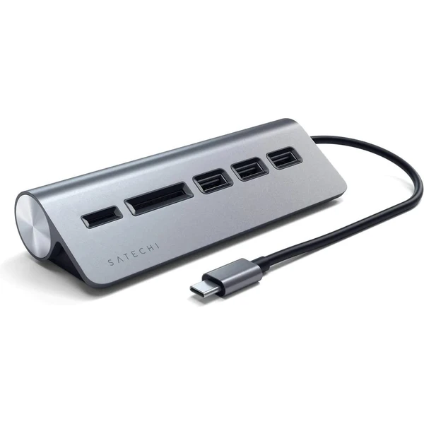 Satechi Aluminium USB Hub vesmírne šedý - USB huby - Hlavný obrázok