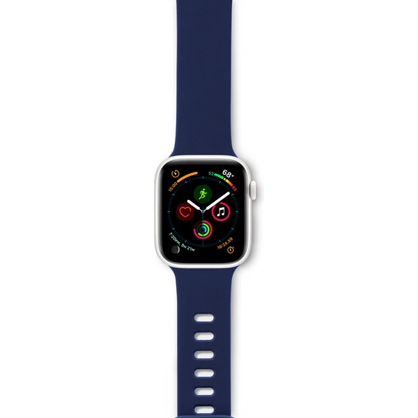 EPICO Silicone remienok Apple Watch 38/40mm modrý - Remienky - Hlavný obrázok