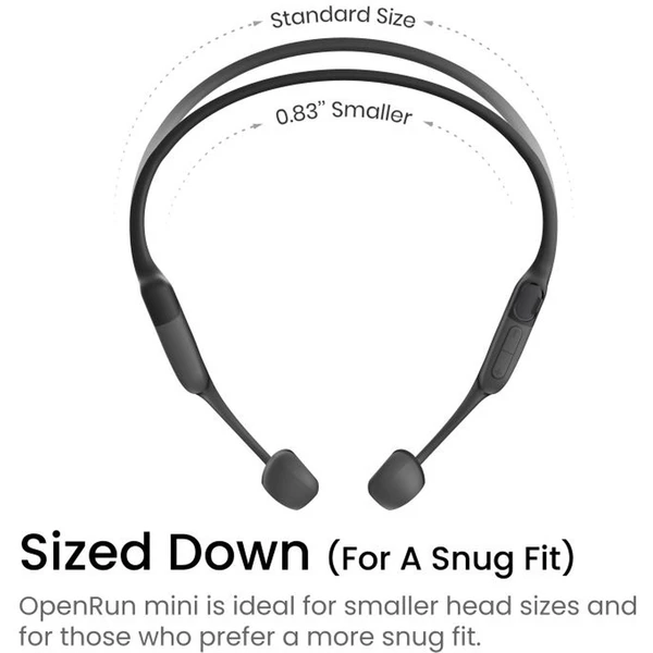Shokz OpenRun Mini (USB-C) bezdrôtové slúchadlá čierna - Slúchadlá - Obrázok X9TA000N01