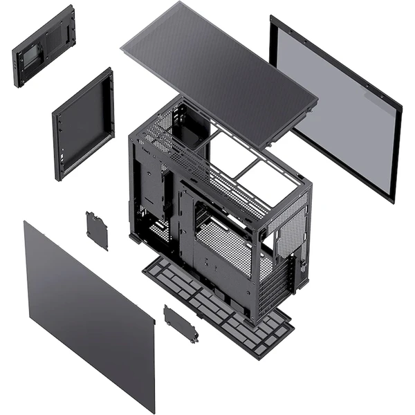 Jonsbo D41 Screen čierna - Počítačové skrine - Obrázok X9UD000K01