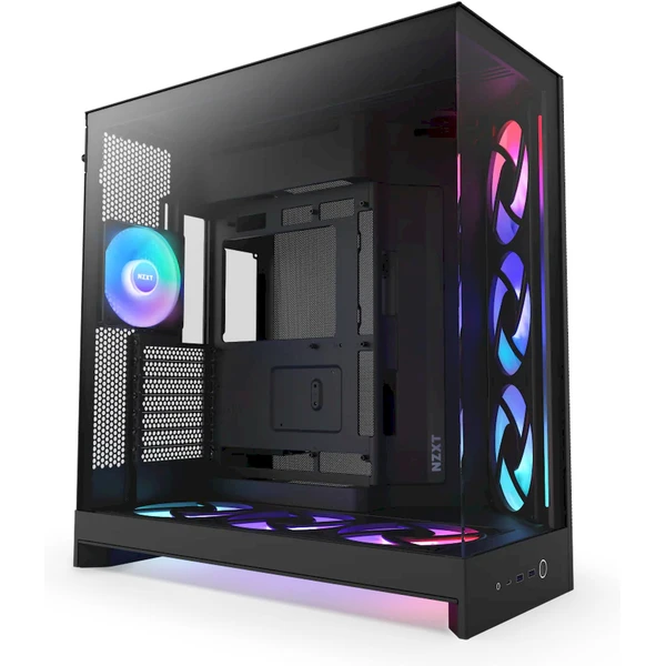 NZXT H9 Flow RGB+ čierna - Počítačové skrine - Hlavný obrázok