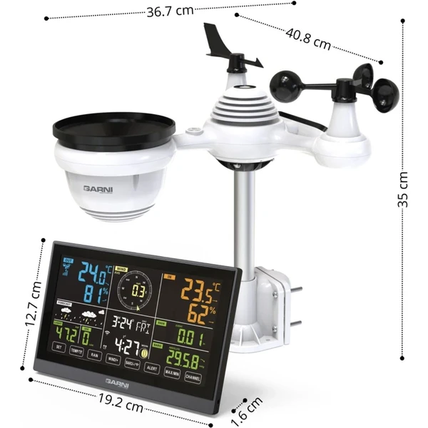GARNI 980 Arcus Wi-Fi meteorologická stanica - Meteorologické stanice - Obrázok XAHB000L01
