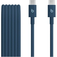 Apple Beats USB-C/USB-C Woven kábel 1,5m tmavomodrý - Káble
