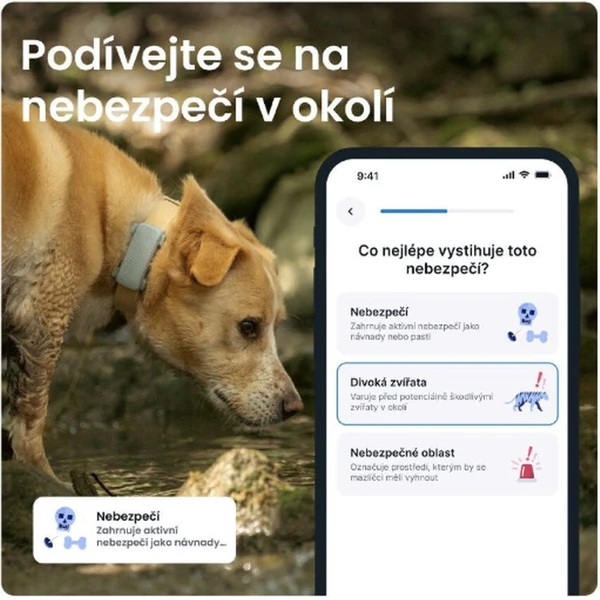 Tractive GPS DOG 6 lokátor polohy a aktivity pre psov mätový - GPS Moduly  - Obrázok XBTD000L01