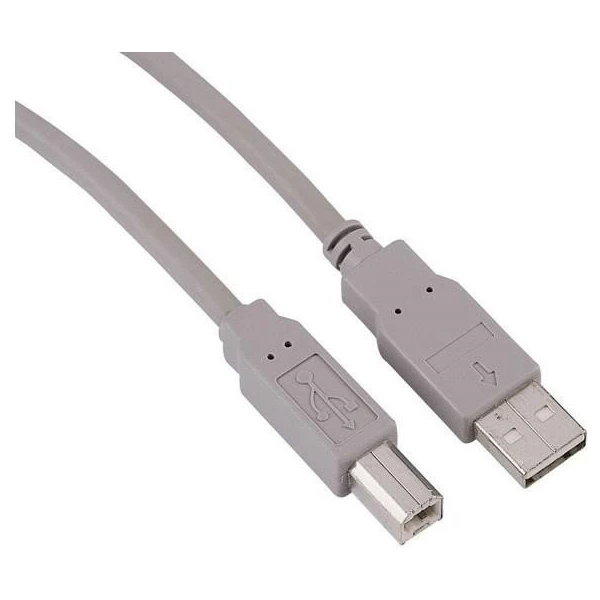 PremiumCord USB-A/USB-B kábel 1m sivý - Káble a redukcie - Hlavný obrázok
