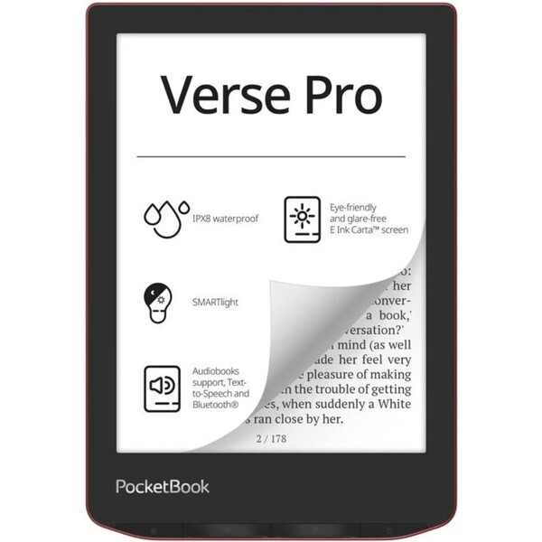 PocketBook Verse Pro červená