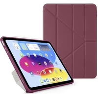 Pipetto Origami No1 Original puzdro iPad 11" (2025)/iPad 10.9" (2022/2020) burgundy - Puzdra