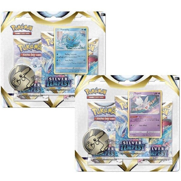 Pokémon TCG: SWSH12 Silver Tempest - 3 Blister Booster