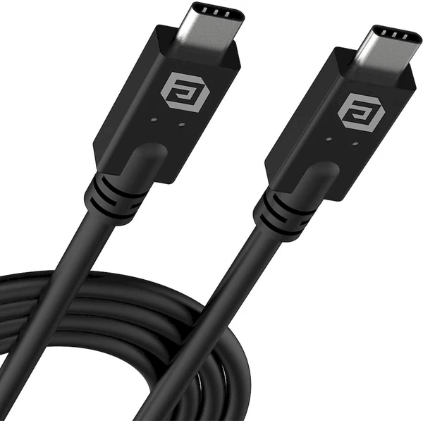 Akasa USB-C/USB-C napájací kábel 8K 240W 1m čierny - Káble a redukcie - Hlavný obrázok