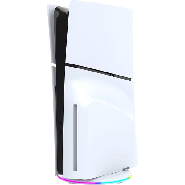 iPega P5S025S Vertikálne Stojan s RGB pre PS5 Slim/PS5 Pro biely - Stojany - Hlavný obrázok
