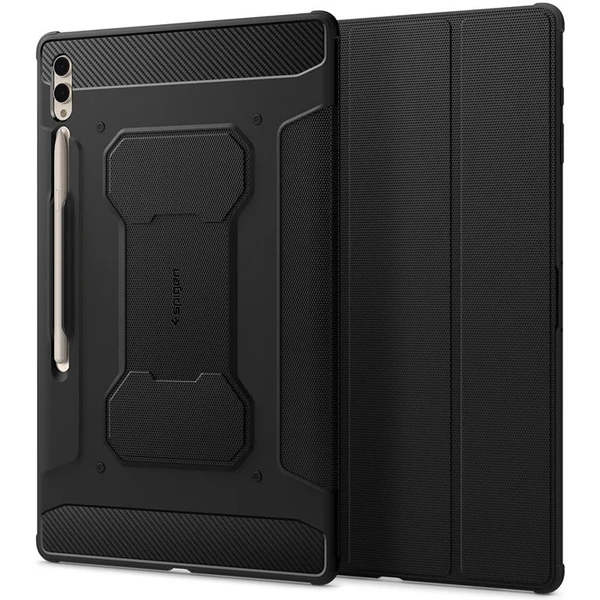 Spigen Rugged Armor Pro kryt Samsung Galaxy Tab S10 Ultra/S9 Ultra/S8 Ultra čierny - Puzdra - Obrázok XEN5000701