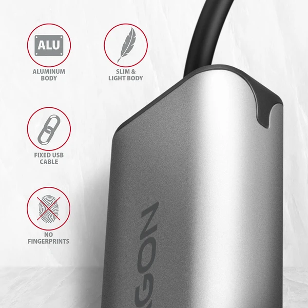AXAGON ADE-25R USB-A 2.5 gigabit adaptér - Sieťové karty - Obrázok XES6000701