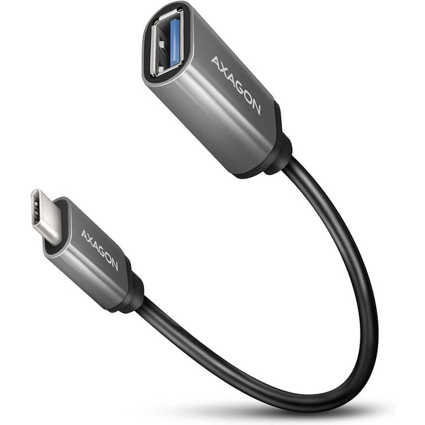 AXAGON USB-C/USB-A redukcia 0,2m sivá - Káble a redukcie - Hlavný obrázok