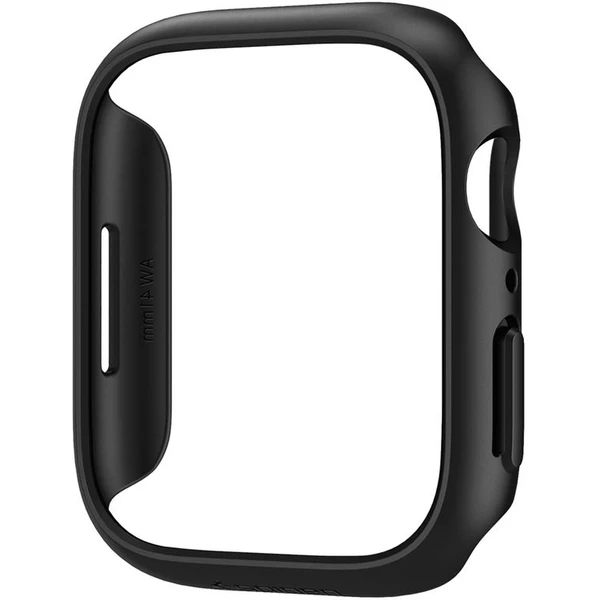 Spigen Thin Fit puzdro Apple Watch 9/8/7 (41mm) čierne - Puzdra - Obrázok XF1PF00101