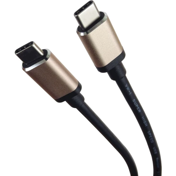PremiumCord USB-C/USB-C napájací kábel 60W 0,5m zlatý - Káble a redukcie - Hlavný obrázok