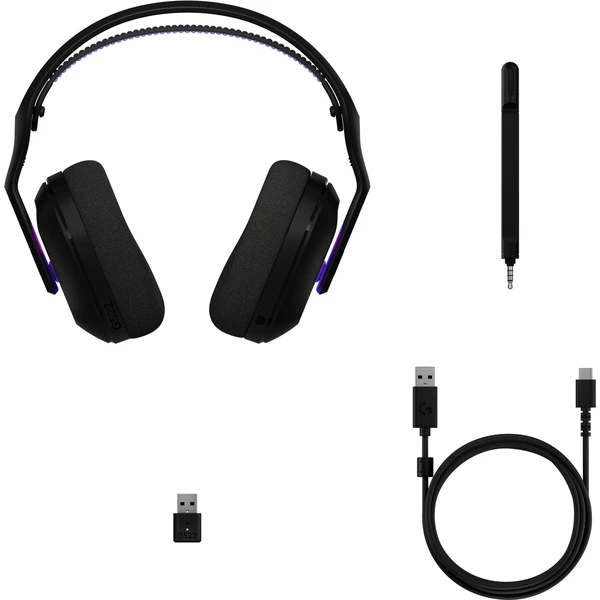 Logitech G522 LIGHTSPEED bezdrôtové herné slúchadlá čierna - Slúchadlá - Obrázok XGRF000L01