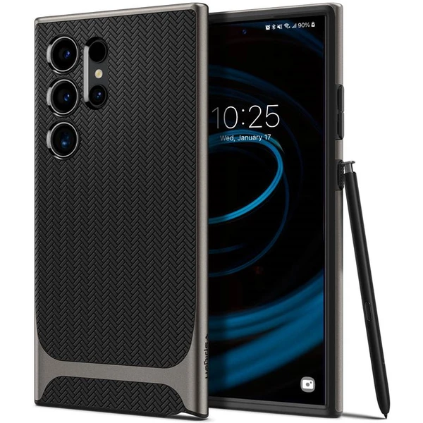 Spigen Neo Hybrid kryt Samsung Galaxy S24 Ultra sivý - Puzdra - Hlavný obrázok