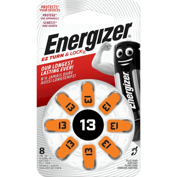Energizer 13 batérie pre načúvadlá - 8ks - Batérie - Hlavný obrázok