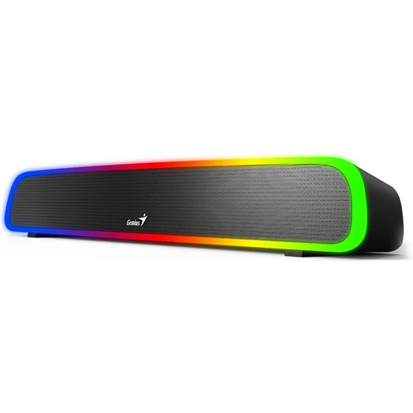 Genius USB SoundBar 200BT s RGB podsvietením čierny - Reproduktory - Obrázok XHVK300401