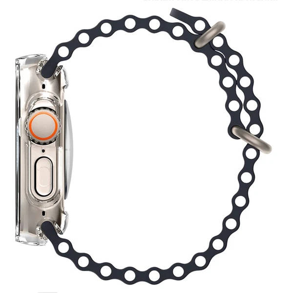 Spigen Ultra Hybrid kryt Apple Watch Ultra 3/2/1 (49mm) číry - Puzdra - Obrázok XIO0000701